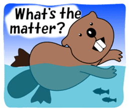A Kawaii Beaver (English Version) sticker #6796853