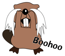 A Kawaii Beaver (English Version) sticker #6796872