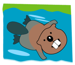 A Kawaii Beaver (English Version) sticker #6796883