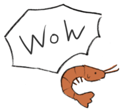 shrimp-friends sticker #6796969