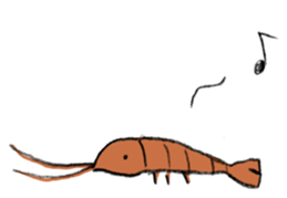 shrimp-friends sticker #6796990