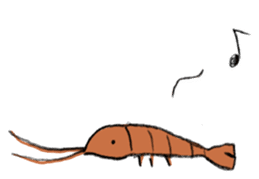 shrimp-friends sticker #6796990