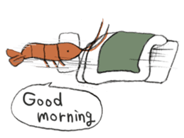 shrimp-friends sticker #6796992