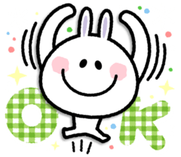 Conversational rabbit sticker #6797130