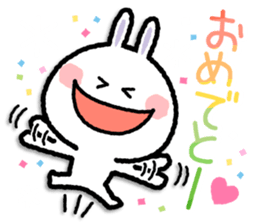 Conversational rabbit sticker #6797132