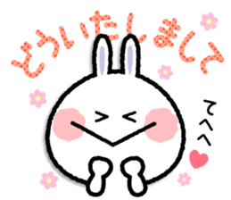 Conversational rabbit sticker #6797134