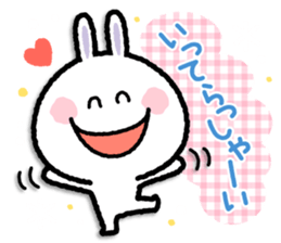 Conversational rabbit sticker #6797139