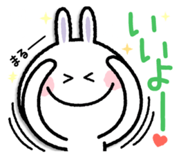 Conversational rabbit sticker #6797142