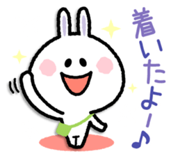 Conversational rabbit sticker #6797149