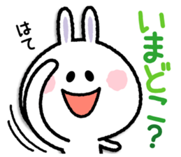 Conversational rabbit sticker #6797151