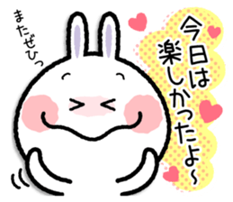 Conversational rabbit sticker #6797152