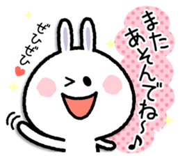 Conversational rabbit sticker #6797154