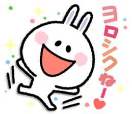 Conversational rabbit sticker #6797155