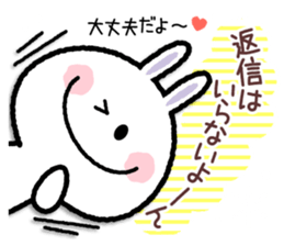 Conversational rabbit sticker #6797156