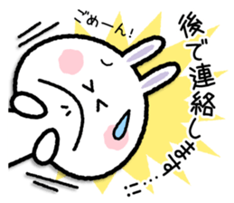 Conversational rabbit sticker #6797164