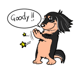 Dachshund Mr.Go<English Edition> sticker #6797180