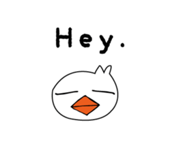 Feelings of birds(English version) sticker #6797254