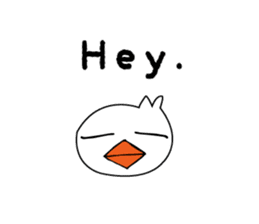 Feelings of birds(English version) sticker #6797254