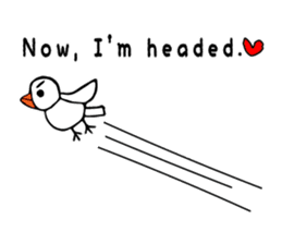 Feelings of birds(English version) sticker #6797255