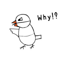 Feelings of birds(English version) sticker #6797258