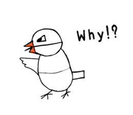 Feelings of birds(English version) sticker #6797258