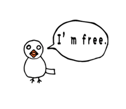 Feelings of birds(English version) sticker #6797262