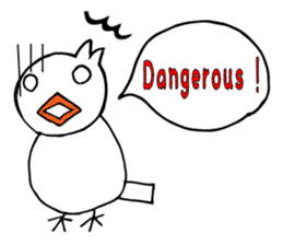Feelings of birds(English version) sticker #6797265