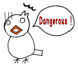 Feelings of birds(English version) sticker #6797265
