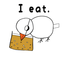 Feelings of birds(English version) sticker #6797268