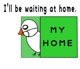 Feelings of birds(English version) sticker #6797270