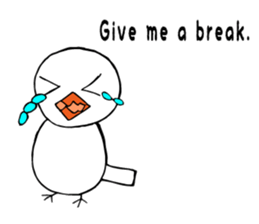 Feelings of birds(English version) sticker #6797274