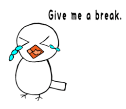 Feelings of birds(English version) sticker #6797274
