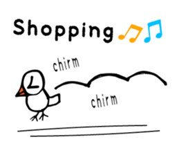 Feelings of birds(English version) sticker #6797279
