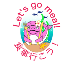 Hula favorite dolphin Hawaiian life of! sticker #6797895