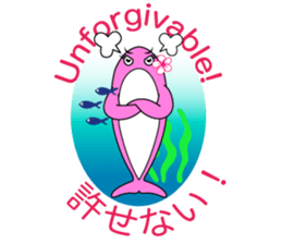 Hula favorite dolphin Hawaiian life of! sticker #6797916