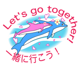 Hula favorite dolphin Hawaiian life of! sticker #6797920