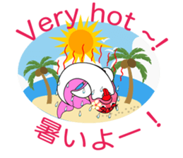 Hula favorite dolphin Hawaiian life of! sticker #6797923