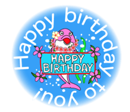 Hula favorite dolphin Hawaiian life of! sticker #6797926