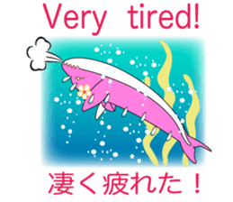 Hula favorite dolphin Hawaiian life of! sticker #6797927