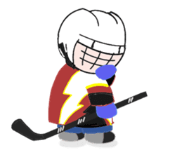 Little Hockey Player sticker #6798101