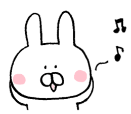 Mr. rabbit of a Hakata dialect sticker #6798166