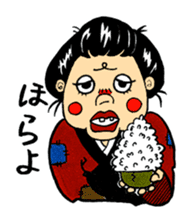 The funny characters of Rakugo sticker #6798491