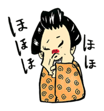 The funny characters of Rakugo sticker #6798494