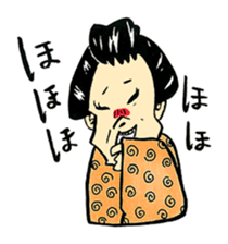 The funny characters of Rakugo sticker #6798494