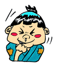 The funny characters of Rakugo sticker #6798498