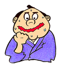The funny characters of Rakugo sticker #6798506