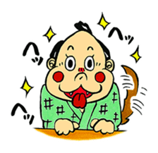 The funny characters of Rakugo sticker #6798515