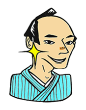 The funny characters of Rakugo sticker #6798520