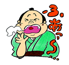 The funny characters of Rakugo sticker #6798525