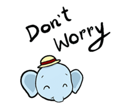 Thai Smiley Elephant sticker #6799373